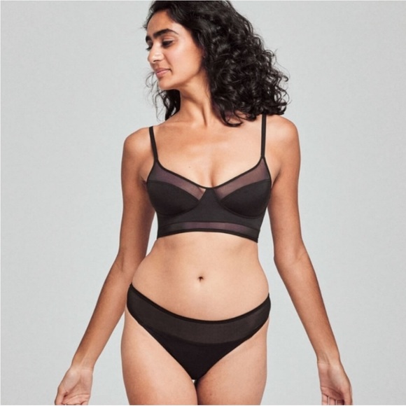 heist Other - Heist The Bralette Size Large Black Mesh
